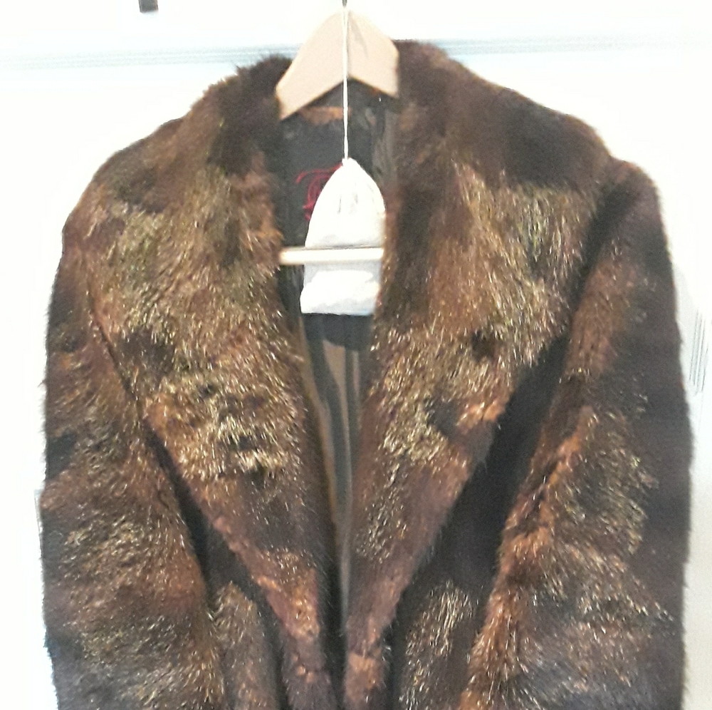 Mink fur coat
